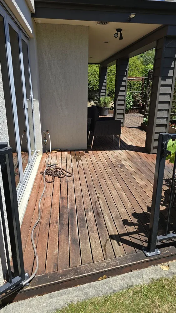 Deck Restoration — before